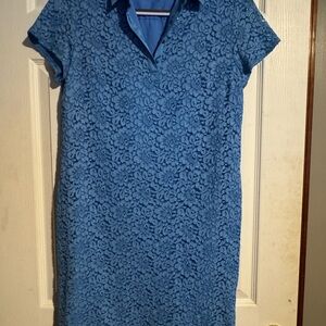 knee length dresses for ladies Banana Republic Chambray Button Down Belted Mini Dress Size 4 –  theuntamedthread.com main image 0
